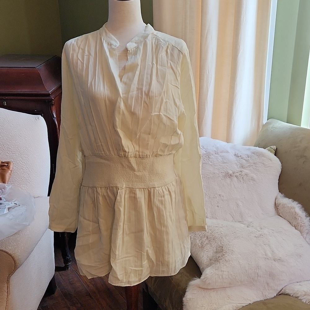 NWT Rag & Bone Cream Mini Dress-Size L